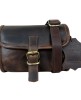 Madosh Genuine Leather Women’s Shoulder Brown Crossbody Flap Over Small Sling Side Purse 